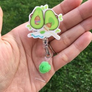 Avocados Badge Holder